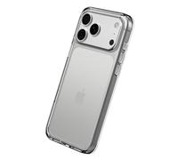 RhinoShield Phone Case Compatible with [iPhone 17 Pro Max]| Clear Case - Anti-yellowing, High Transparency, Shockproof with Military Grade Drop Protection - (Black Camera Ring)