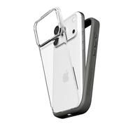 RhinoShield Phone Case Compatible with [iPhone 17 Pro]| Mod NX - Modular Protective Bumper Case with Backplate, Shockproof with Military Grade Drop Protection - Graphite