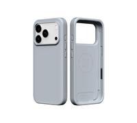 RhinoShield Phone Case Compatible with [iPhone 17 Pro]| SolidX - Reinforced Shock-Absorbing Protection, Minimal and Slim Design with Military Grade Drop Protection - Ash Grey