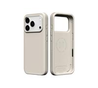 RhinoShield Phone Case Compatible with [iPhone 17 Pro]| SolidX - Reinforced Shock-Absorbing Protection, Minimal and Slim Design with Military Grade Drop Protection - Shell Beige