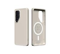 RhinoShield Phone Case Compatible with MagSafe for [Galaxy S26] | SolidX - Reinforced Shock-Absorbing Protection, Minimal and Slim Design with Military Grade Drop Protection - Shell Beige