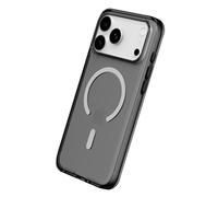 RhinoShield Phone Case Compatible with MagSafe for [iPhone 17 Pro Max]| Clear - Anti-yellowing, High Transparency, Superior Magnetic, Shockproof with Military Grade Drop Protection - Ash Black