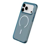 RhinoShield Phone Case Compatible with MagSafe for [iPhone 17 Pro Max]| Clear - Anti-yellowing, High Transparency, Superior Magnetic, Shockproof with Military Grade Drop Protection - Nocturne Blue