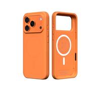 RhinoShield Phone Case Compatible with MagSafe for [iPhone 17 Pro Max]| SolidX - Reinforced Shock-Absorbing Protection, Minimal and Slim Design with Military Grade Drop Protection - Neon Orange