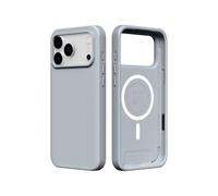 RhinoShield Phone Case Compatible with MagSafe for [iPhone 17 Pro Max]| SolidX - Reinforced Shock-Absorbing Protection, Minimal and Slim Design with Military Grade Drop Protection - Ash Grey