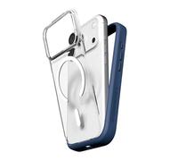 RhinoShield Phone Case Compatible with MagSafe for [iPhone 17 Pro] | Mod NX - Modular Protective Bumper Case with Backplate, Superior Magnetic, Military Grade Drop Protection - Navy Blue