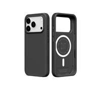 RhinoShield Phone Case Compatible with MagSafe for [iPhone 17 Pro]| SolidX - Reinforced Shock-Absorbing Protection, Minimal and Slim Design with Military Grade Drop Protection - Classic Black