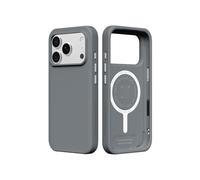 RhinoShield Phone Case Compatible with MagSafe for [iPhone 17 Pro]| SolidX - Reinforced Shock-Absorbing Protection, Minimal and Slim Design with Military Grade Drop Protection - Arctic Gray