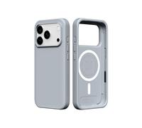 RhinoShield Phone Case Compatible with MagSafe for [iPhone 17 Pro]| SolidX - Reinforced Shock-Absorbing Protection, Minimal and Slim Design with Military Grade Drop Protection - Ash Grey