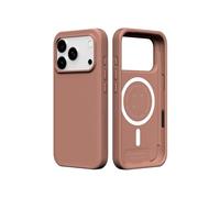 RhinoShield Phone Case Compatible with MagSafe for [iPhone 17 Pro]| SolidX - Reinforced Shock-Absorbing Protection, Minimal and Slim Design with Military Grade Drop Protection - Dawn Clay