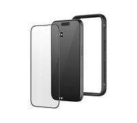 RHINOSHIELD Protettiva GMC0129824 COVER E VETRO TEMPERATO per Apple iPhone 15 Pro Max, Nero trasparente