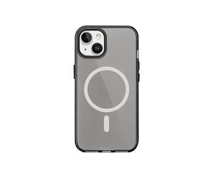 RHINOSHIELD Protettiva MCN012600G Cover per Apple iPhone 13/iPhone 14, Nero trasparente