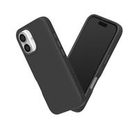 RhinoShield SolidSuit Case Compatible with [iPhone 16 Plus] | Shock Absorbent Slim Design Protective Cover with Premium Matte Finish, Camera Control Cutout Design - Classic Black