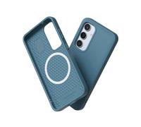 RhinoShield SolidSuit Case Compatible with Magsafe for [Galaxy S24] | Shock Absorbent Slim Design Protective Cover with Premium Matte Finish 3.5M / 11ft Drop Protection -Ocean Blue