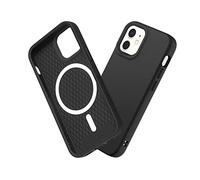 RhinoShield SolidSuit Case Compatible with Magsafe for [iPhone 12 mini] | Shock Absorbent Slim Design Protective Cover with Premium Matte Finish 3.5M / 11ft Drop Protection - Classic Black