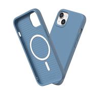 RhinoShield SolidSuit Case Compatible with Magsafe for [iPhone 13 mini] | Shock Absorbent Slim Design Protective Cover with Premium Matte Finish 3.5M / 11ft Drop Protection - Tide Blue