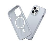 RhinoShield SolidSuit Case Compatible with Magsafe for [iPhone 13 Pro] | Shock Absorbent Slim Design Protective Cover with Premium Matte Finish 3.5M / 11ft Drop Protection - Ash Grey
