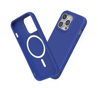 RhinoShield SolidSuit Case Compatible with Magsafe for [iPhone 14 Pro] | Shock Absorbent Slim Design Protective Cover with Premium Matte Finish 3.5M / 11ft Drop Protection - Classic Blue
