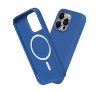 RhinoShield SolidSuit Case Compatible with Magsafe for [iPhone 15 Pro Max] | Shock Absorbent Slim Design Protective Cover with Premium Matte Finish 3.5M / 11ft Drop Protection - Cobalt Blue