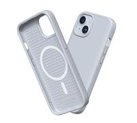 RhinoShield SolidSuit Case Compatible with Magsafe for [iPhone 15] | Shock Absorbent Slim Design Protective Cover with Premium Matte Finish 3.5M / 11ft Drop Protection - Ash Grey