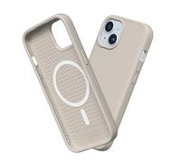 RhinoShield SolidSuit Case Compatible with Magsafe for [iPhone 15] | Shock Absorbent Slim Design Protective Cover with Premium Matte Finish 3.5M / 11ft Drop Protection - Shell Beige