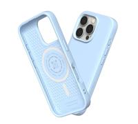 RhinoShield SolidSuit Case Compatible with Magsafe for [iPhone 16 Pro Max] | Shock Absorbent Slim Design Protective Cover with Premium Matte Finish, Camera Control Cutout Design - Glacier Blue