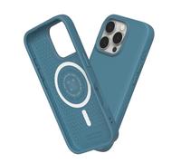 RhinoShield SolidSuit Case Compatible with Magsafe for [iPhone 16 Pro] | Shock Absorbent Slim Design Protective Cover with Premium Matte Finish, Camera Control Cutout Design - Ocean Blue