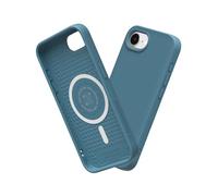 RhinoShield SolidSuit Case Compatible with Magsafe for [iPhone 16e] | Shock Absorbent Slim Design Protective Cover with Premium Matte Finish 3.5M / 11ft Drop Protection - Ocean Blue