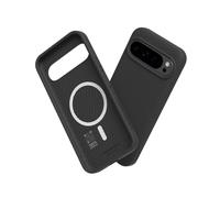 RhinoShield SolidSuit Case Compatible with Magsafe for [Pixel 9 Pro XL] | Shock Absorbent Slim Design Protective Cover with Premium Matte Finish 3.5M / 11ft Drop Protection - Black