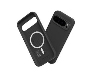 RhinoShield SolidSuit Case Compatible with Magsafe for [Pixel 9 Pro XL] | Shock Absorbent Slim Design Protective Cover with Premium Matte Finish 3.5M / 11ft Drop Protection - Black