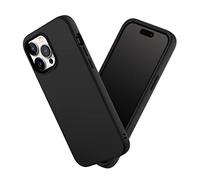 RhinoShield SolidSuit - Cover compatibile con [iPhone 14 Pro Max] - Cover sottile con tecnologia di assorbimento degli urti e finitura Premium opaca, colore: nero classico