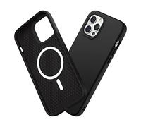 RhinoShield SolidSuit Case Compatible with Magsafe for [iPhone 12/12 Pro] | Shock Absorbent Slim Design Protective Cover with Premium Matte Finish 3.5M / 11ft Drop Protection - Classic Black