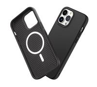 RhinoShield SolidSuit Case Compatible with Magsafe for [iPhone 13 Pro Max] | Shock Absorbent Slim Design Protective Cover with Premium Matte Finish 3.5M / 11ft Drop Protection - Classic Black