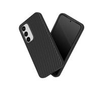 RhinoShield Case Compatible with [Galaxy S24] | SolidSuit - Shock Absorbent Slim Design Protective Cover with Premium Matte Finish 3.5M / 11ft Drop Protection -Carbon Fiber-Black