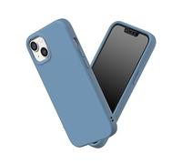 RhinoShield Case Compatible with [iPhone 13/14] | SolidSuit - Shock Absorbent Slim Design Protective Cover with Premium Matte Finish 3.5M / 11ft Drop Protection - Tide Blue