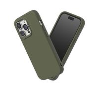 RhinoShield Case Compatible with [iPhone 14 Pro] | SolidSuit - Shock Absorbent Slim Design Protective Cover with Premium Matte Finish 3.5M / 11ft Drop Protection - Seaweed Green