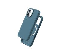 RHINOSHIELD SolidX MagSafe BUMPER per Apple iPhone 16 Plus, Blu