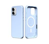 RhinoShield Phone Case Compatible with MagSafe for [iPhone 17]| SolidX - Reinforced Shock-Absorbing Protection, Minimal and Slim Design with Military Grade Drop Protection - Glacier Blue