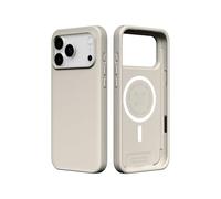 RhinoShield Phone Case Compatible with MagSafe for [iPhone 17 Pro Max]| SolidX - Reinforced Shock-Absorbing Protection, Minimal and Slim Design with Military Grade Drop Protection - Shell Beige