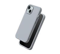 RhinoShield Case Compatible with [iPhone 15] | SolidX - Reinforced Shock-Absorbing Slim Design Protective Cover with 3.5M / 11ft Drop Protection - Ash Grey