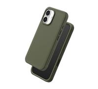 RhinoShield Case Compatible with [iPhone 16] | SolidX - Reinforced Shock-Absorbing Slim Design Protective Cover with 3.5M / 11ft Drop Protection - Seaweed Green