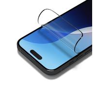 RhinoShield Transparent Impact Screen Protector Pro Compatible with [iPhone 16/15 / 14 Pro] Superior Impact Protection,Scratch Resistance,Static-free, Blue Light Resistant, Installation Tool Included