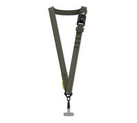 RhinoShield Utility Crossbody Phone Lanyard | Magnetic Buckle, Easy to Adjust, Additional loop to hang Airpods, Keys and Card Case, Urban Outdoor Straps(Landyard Card Included) - Military Green