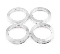 Rhinotuning 4 anelli di centraggio Ø 73,1 mm su diametro 54,1 mm, argento alluminio