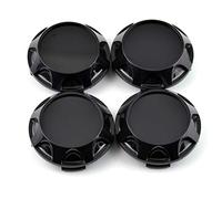 Rhinotuning 4 Pezzi Coprimozzo Centrale OD 66mm ID 62mm Copertura del Cerchione Plastica ABS Nero Coprimozzi per TE37 Tokyo Time Attack,F150 18" Cerchio Ruota