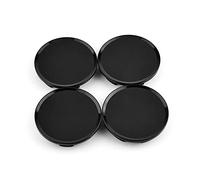 RhinoTuning 4 Stück Radnabenkappen für Nabendeckel OD 51mm ID 45 mm, Schwarz Radnabenabdeckung Geeignet für 1 3 4 5 7 Series X1 X3 X4, X5, X6 / A3 A4 A5 A6 A8 Rad, Felgendeckel