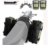 Rhinowalk 2PCS Borse laterali universali per moto 6L/8L/10L/15L Borse laterali impermeabili con base per la maggior parte delle moto