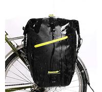 Rhinowalk Borsa da bici impermeabile per bici da 20L, per portabiciclette portabiciclette borsa a tracolla per computer portatile, borsa da bicicletta professionale Nero+Verde