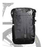 Rhinowalk Borsa da bicicletta impermeabile 22 l, computer portatile, viaggio, accessori professionali, colore nero