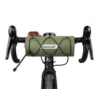 Rhinowalk Borsa da manubrio impermeabile per bicicletta, borsa anteriore per bicicletta, borsa a tracolla per mountain bike da strada pendolari, accessori professionali per ciclismo, verde